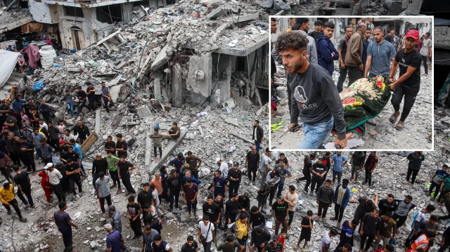 israilin gazzede yardim bekleyen filistinlilere yonelik saldirisinda 18 kisi hayatini kaybetti LOl1h5RY