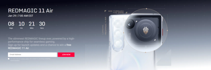 Oyuncu Telefonunda "Slim" Devrimi: RedMagic 11 Air, 29 Ocak'ta Dünyaya Açılıyor 3 RedMagic 11 Air