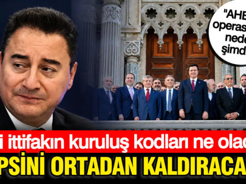 Babacan yeni ittifakin kurulus kodlarini acikladi ahbap operasyonunda kritik soruyu sordu EsNGvL6j