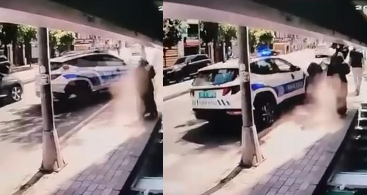 Fatihte polis araci motosiklete carpti 2si polis 3 yarali rMacOFEe
